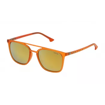 Police Damen-Sonnenbrille SPL366M53JA1X Havana Acetatgestell Braune Gläser 53mm