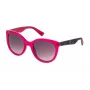POLICE Damen-Sonnenbrille SPL4085402GR Grau Acetat Quadratisch 54mm