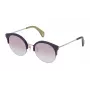 POLICE Damen-Sonnenbrille SPL61561300X - Schwarzer Rahmen, graue Gläser, 61 mm