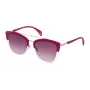 POLICE Damen-Sonnenbrille SPL618548FFX Havana Cat Eye 54mm