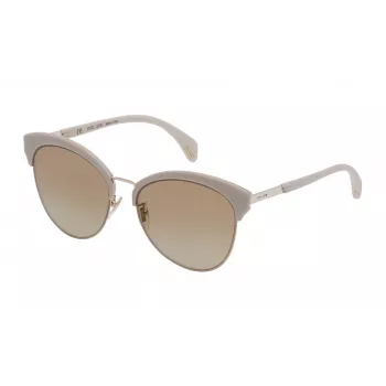 POLICE Damen-Sonnenbrille SPL619568FFK Havana Brown Tortoise Acetat 56mm