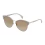POLICE Damen-Sonnenbrille SPL619568FFK Havana Brown Tortoise Acetat 56mm