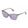 POLICE Damen-Sonnenbrille SPL936990Q63 - Glänzend schwarzer Rahmen, braune Verlaufsgläser, 99/0/140 mm