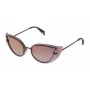 Police Damen-Sonnenbrille SPL939H86X Havana Acetat Braun Verlauf 63mm