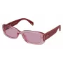 POLICE Damen-Sonnenbrille SPLA17530776 Havanna Acetat braune Gläser 53mm