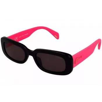 Police Damen-Sonnenbrille SPLA1753700Y Havana Braun Butterfly Acetat 53mm