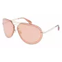 POLICE Damen-Sonnenbrille SPLA9367300A Butterfly Havana Acetat UV400