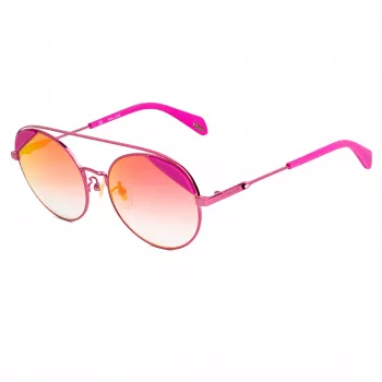 POLICE Damen-Sonnenbrille SPLA94548RFX Havana Acetat Braun Verlaufsglas 54mm