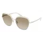 POLICE Damen-Sonnenbrille SPLC24-56GL4X Havanna Acetatgestell braun verlaufende Gläser 56/17/135 mm