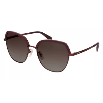 Police Damen-Sonnenbrille SPLC2456GL3G Havana Acetat Braun Verlauf 56/17/135 mm