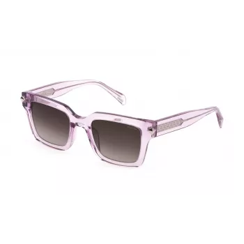 POLICE Damen-Sonnenbrille SPLF32-5006MH Havana Acetat Braun Verlauf 50/22/135 mm