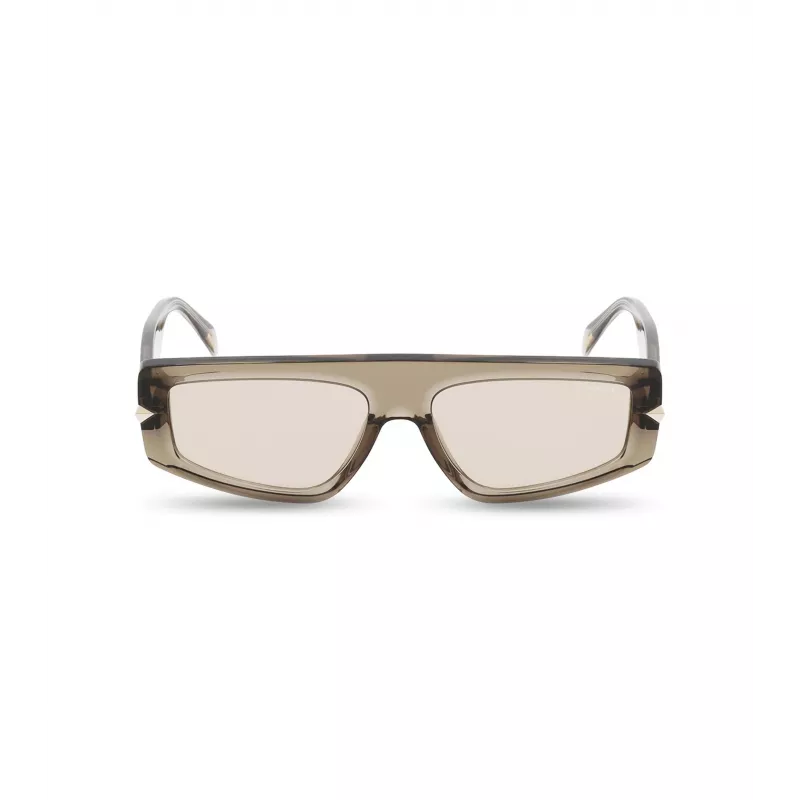 POLICE Damen-Sonnenbrille SPLF33-57092T Havanna-Gestell Verlaufsglas Braun 57mm