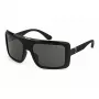 POLICE Damen-Sonnenbrille SPLF62M6104AW - Rechteckiger Acetatrahmen mit UV400 grauen Gläsern (62/18/140 mm)