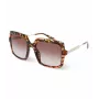 POLICE Damen-Sonnenbrille SPLG20M5409YB - Rechteckiger Acetatrahmen, UV400-Schutz, 54 mm Gläser