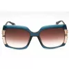 POLICE Damen-Sonnenbrille SPLG23M570AGQ - Shiny Black Rahmen, Smoke Gradient Gläser, 57 mm