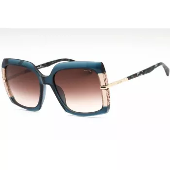 POLICE Damen-Sonnenbrille SPLG23M570AGQ - Shiny Black Rahmen, Smoke Gradient Gläser, 57 mm