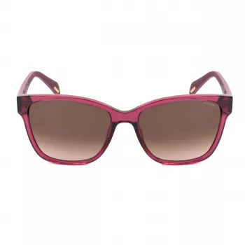 Police Damen-Sonnenbrille SPLG44560G64 - Schwarzer Rahmen, grau verlaufende Gläser, 56 mm