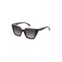 POLICE Damen-Sonnenbrille SPLL33V570869 - Acetat-Rechteckrahmen, grau verlaufende Gläser, UV400-Schutz