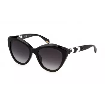 POLICE Damen-Sonnenbrille SPLL35-550700 Havana Braun Verlauf 55mm