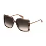 POLICE Damen-Sonnenbrille SPLL96-560836 Cat Eye Acetatrahmen Braun Verlaufsgläser 56/14/140 mm