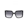 POLICE Damen-Sonnenbrille SPLL96M560700 Cat-Eye Acetatrahmen UV400 graue Gläser 56mm