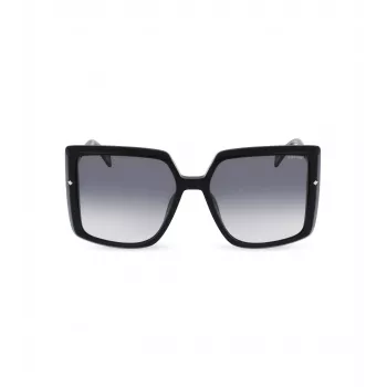 POLICE Damen-Sonnenbrille SPLL96M560700 Cat-Eye Acetatrahmen UV400 graue Gläser 56mm