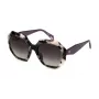 Police Damen-Sonnenbrille SPLM10-540M65 Havanna Acetatgestell Braune Gläser 54mm