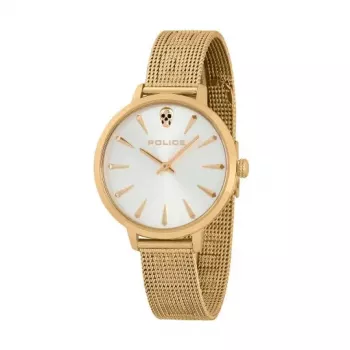 POLICE Damenuhr PL16035MSG22M 36mm Roségold Edelstahl Mesh