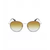 POLICE Women SPLD94-53301G Rechteckige Havanna-Acetat-Sonnenbrille mit braunen Polycarbonatgläsern UV400