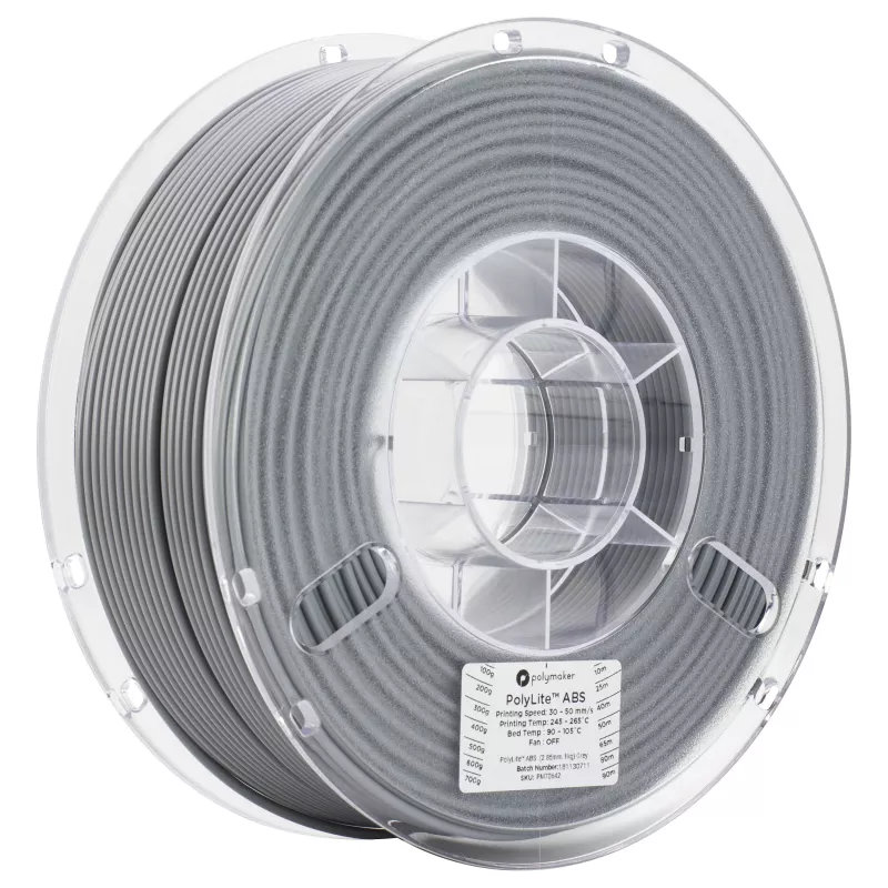 POLMASK ABS 1.75mm Grau 3D-Drucker Filament 1kg