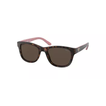 Polo Ralph Lauren PP9501-593673 Unisex Sonnenbrille Havana Braun 47mm