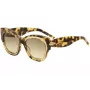 POMELLATO Damen-Sonnenbrille PM0008S-001 - Schwarzer Acetatrahmen, graue Gläser, 52 mm