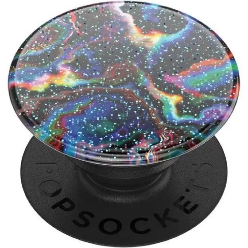 Popsockets Glitter Rainbow Void PopGrip Standard Phone Grip & Stand