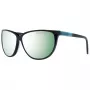 PORSCHE DESIGN Damen-Sonnenbrille P8588-61A - Schwarzer Rahmen, graue Gläser, 61/13/135 mm