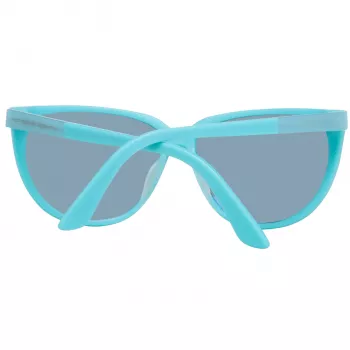 PORSCHE DESIGN Damen-Sonnenbrille P8588-61B Rechteckiger Metallrahmen Silber/Palladium Graue Gläser 61/13/135 mm