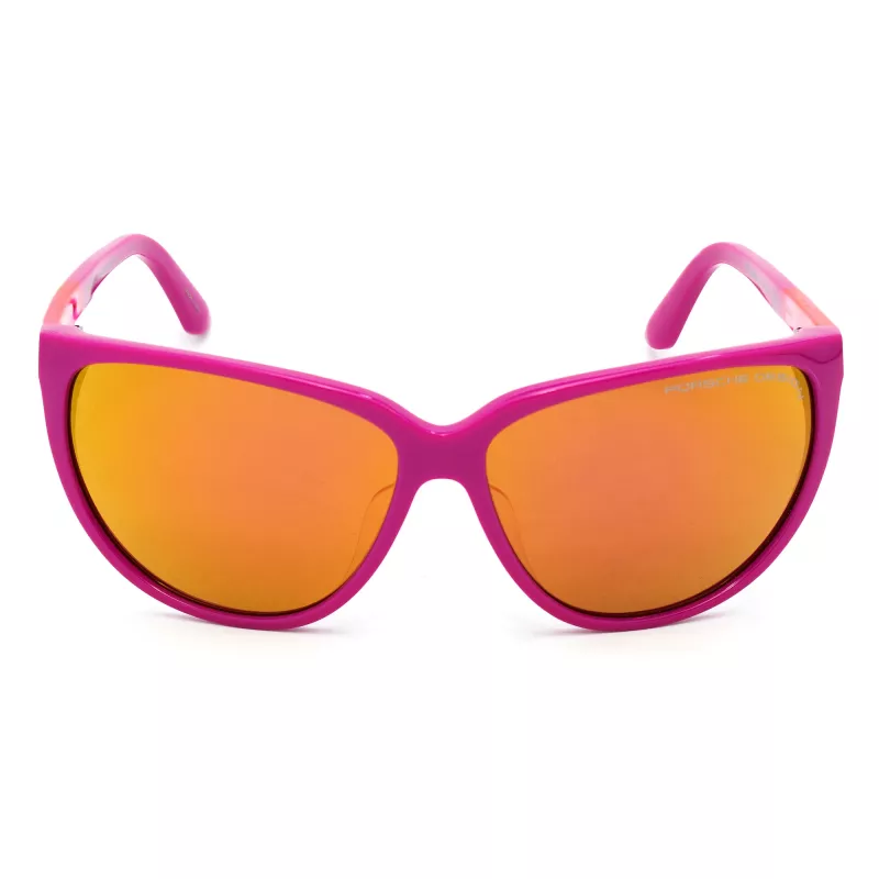 PORSCHE DESIGN Damen-Sonnenbrille P8588-D Havana Acetat Braun Verlauf 60/15/135 mm