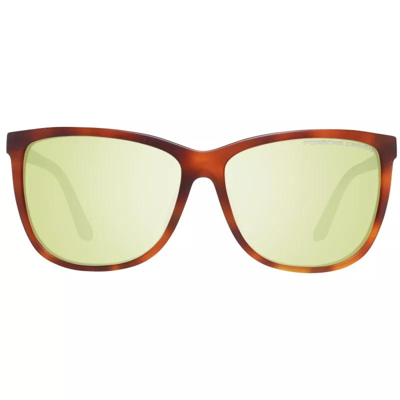 PORSCHE DESIGN Damen-Sonnenbrille P8590-61B Gunmetal Grey Pilot/Aviator 61mm