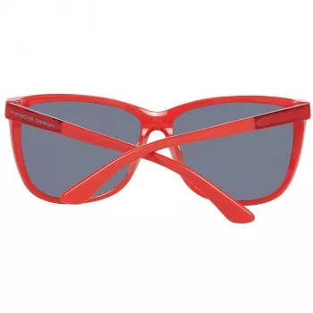 PORSCHE DESIGN Damen-Sonnenbrille P8590-61E Pilot Edelstahl Gunmetal Grau Verlauf 61/14/135 mm