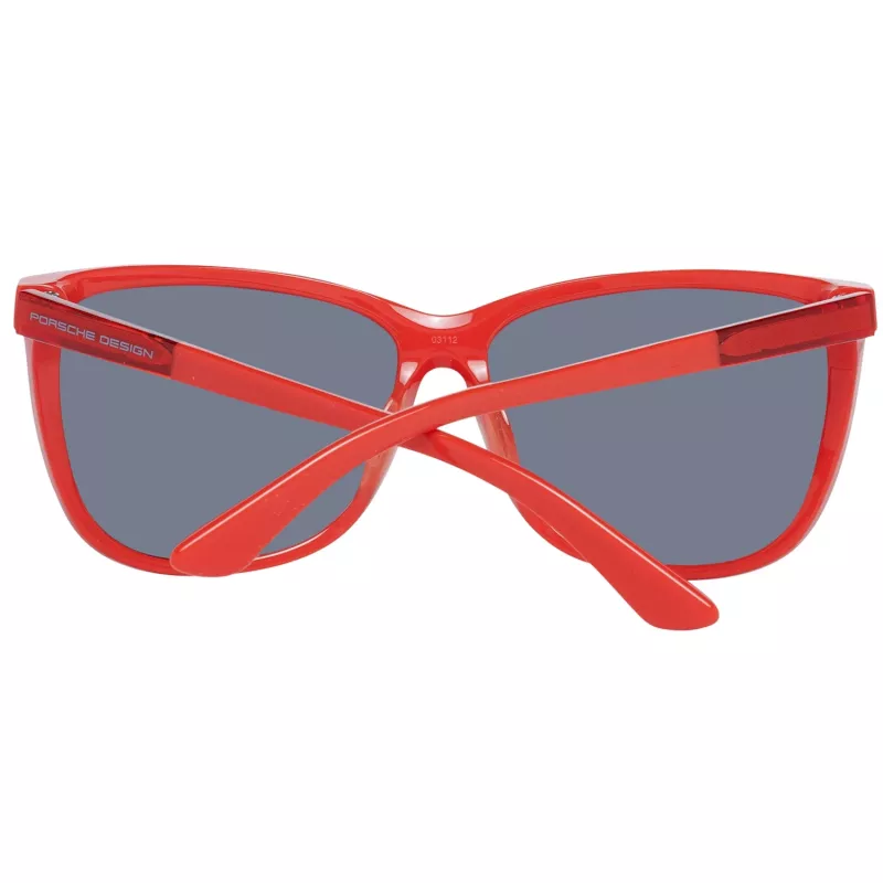 PORSCHE DESIGN Damen-Sonnenbrille P8590-61E Pilot Edelstahl Gunmetal Grau Verlauf 61/14/135 mm