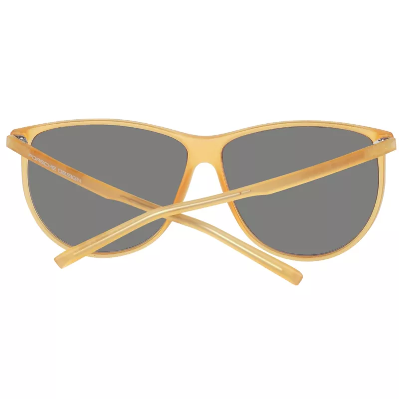 PORSCHE DESIGN Damen-Sonnenbrille P8601-61C Titanrahmen Grau Verlaufsgläser 61/12/135 mm