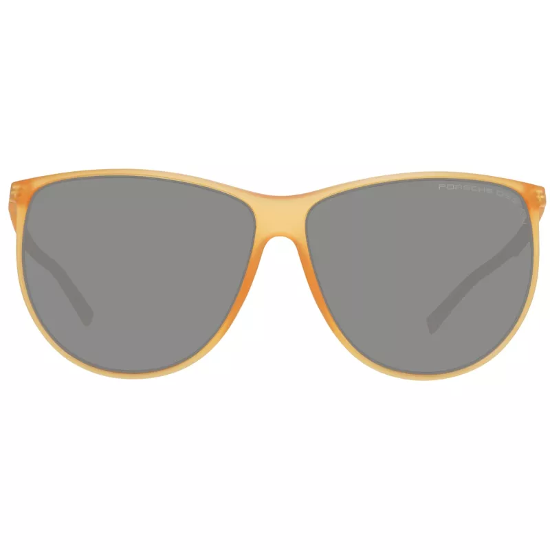 PORSCHE DESIGN Damen-Sonnenbrille P8601-61C Titanrahmen Grau Verlaufsgläser 61/12/135 mm