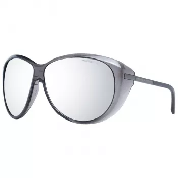 PORSCHE DESIGN Damen-Sonnenbrille P8602-64A Schwarz/Grau 64mm