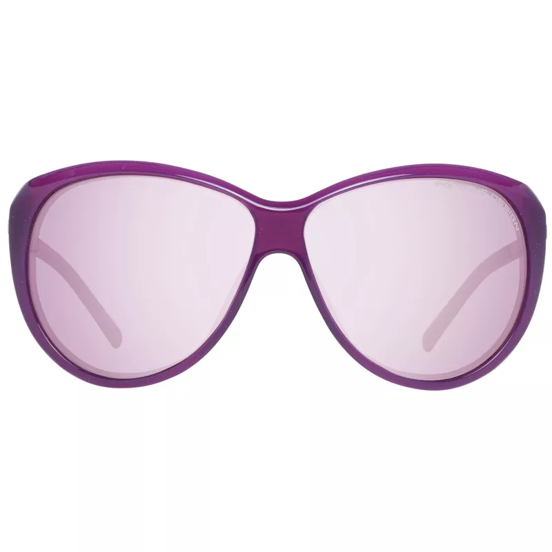 PORSCHE DESIGN Damen-Sonnenbrille P8602-64C Pilot Aviator Gunmetal Grau 64mm