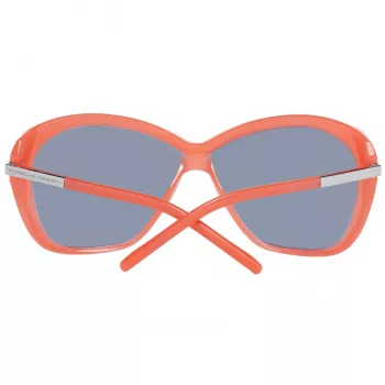 PORSCHE DESIGN Damen Sonnenbrille P8603-66A Titan Gold Pilot Aviator Grau Verlauf UV400