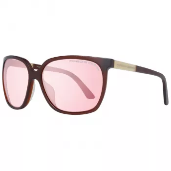 PORSCHE DESIGN Damen Sonnenbrille P8589-60B Schwarz/Grau 60/15/135 mm