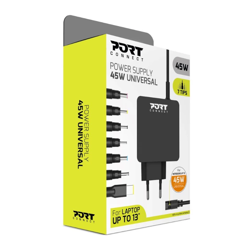 Port Connect 45W Universal-Notebook-Netzteil