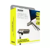 Port Connect Nano Slot Sicherheitskombinationskabel - 1,8 m geflochtener Stahl Kensington Schloss