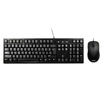 Port Design COMBO Kabelgebundene Maus + Tastatur - Schwarz