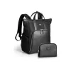 PORT DESIGNS Muse Signature Laptop-Rucksack für 16 inch-Laptops, Schwarz, 20L, recyceltes Polyester