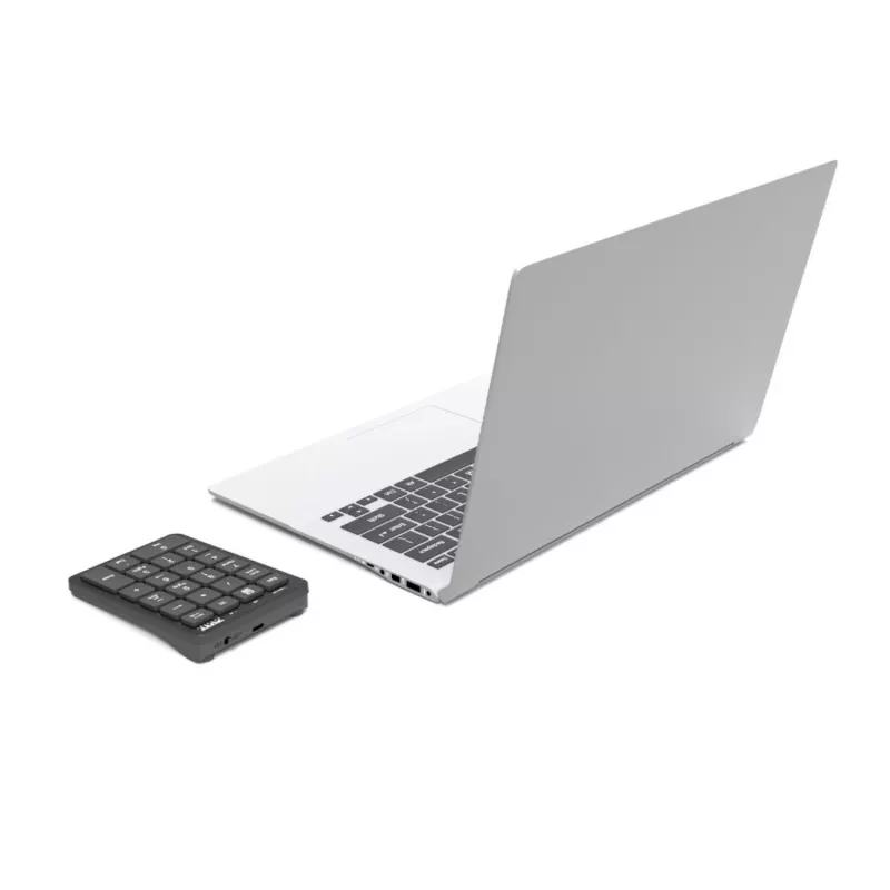 Port Designs Bluetooth-Ziffernblock wiederaufladbar - 22 Tasten, Schwarz
